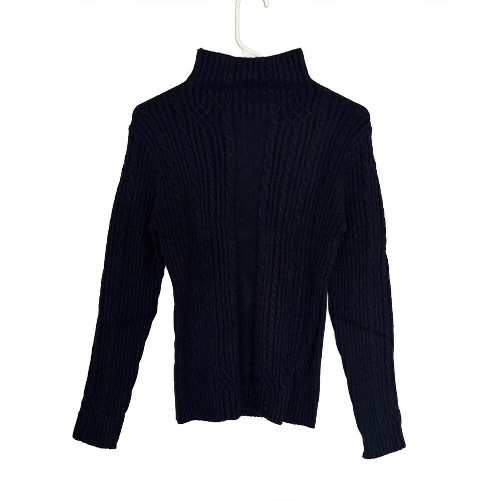 Women's Navy Blue Turtleneck Sweater Size S [COPY] [COPY]